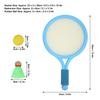 1 Pair Kids Badminton Racket Tennis Racket Exercise Balance Kids Racket Cute Kids Racquet with Badminton Rubber Ball