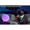 Moon Light, 16 Colors with Wooden Stand, Remote Control, USB Charging