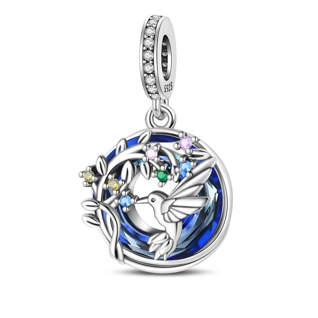 Charm Bead Charms Plata copper Colors Blue Sea Eye Sea Pearl Bead Charms Charm Pendant for Authentic Bracelets for Women Do It Yourself Jewellery Love