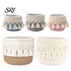 Thickened Material Box Storage Large Capacity Organizer Multipurpose Long-lasting Container Tassel Decor for Home Bedroom Living Room Durable