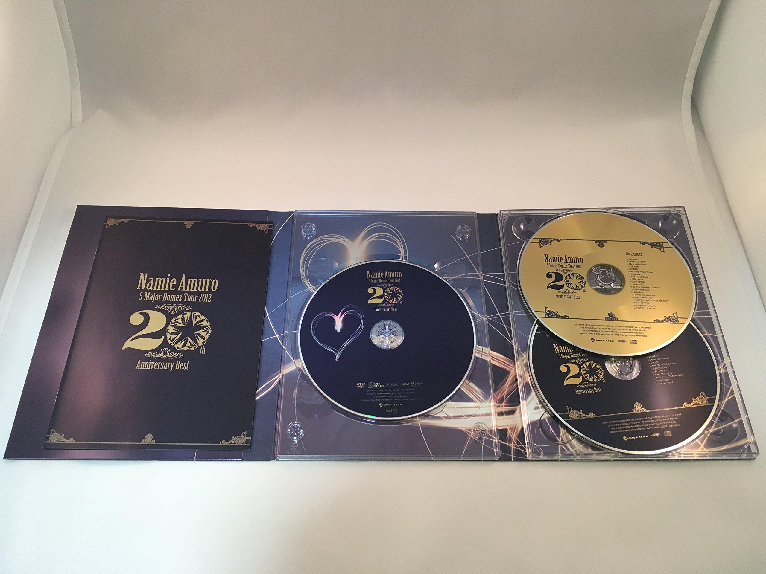 

namie amuro 5 Major Domes Tour 2012 -20th Anniversary Best- (DVD+2CD)