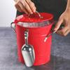 3500ml Beer Chiller Bin Galvanized Iron Beer Cooler Bucket Retro Ice Bucket  Champagne