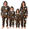 Halloween Print Familie Matchende hette Langermet Jumpsuit Set