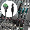 XLRs Female Male to 3Pin Terminals Block Adapter Cable for Sound Signal Transmission and Extension