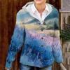 25-Year Cross-Border Hooded Cardigan-Style Fine Knit Sweater Coat