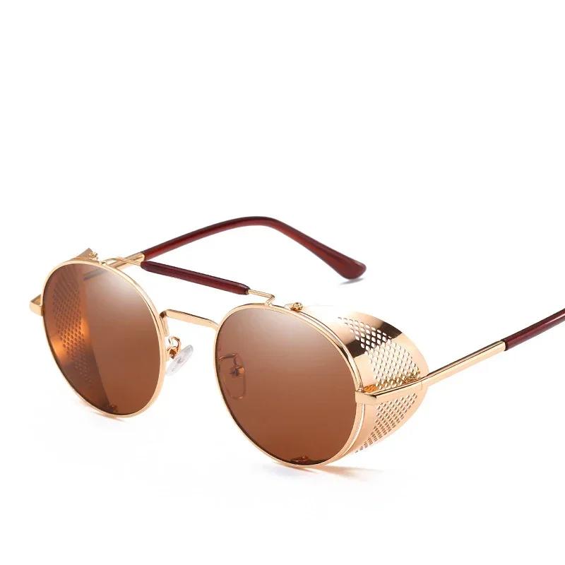 Steampunk Style Brand Designer Sunglasses Oculos De Sol Shades UV Protection Fashion Eyewear
