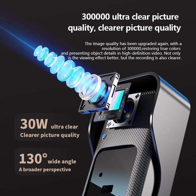 Wireless Intercom Doorphone with No Installation Required Wireless Video IP65 LED USB Japanese Instruction Manual Camera, [Two-Way Calling/Automatic