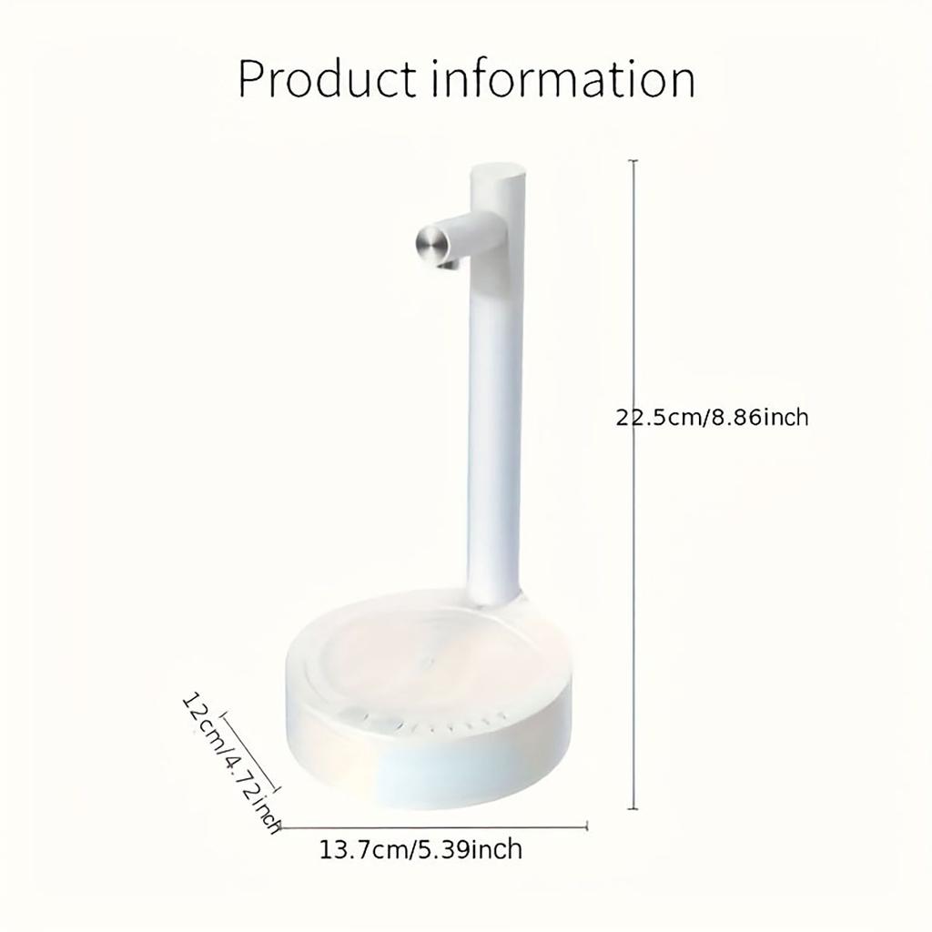 1 USB Rechargeable Smart Desktop Water Pump, Bucket Type Electric Water Dispenser, Automatic Small Water Pump, Suitable for Outd