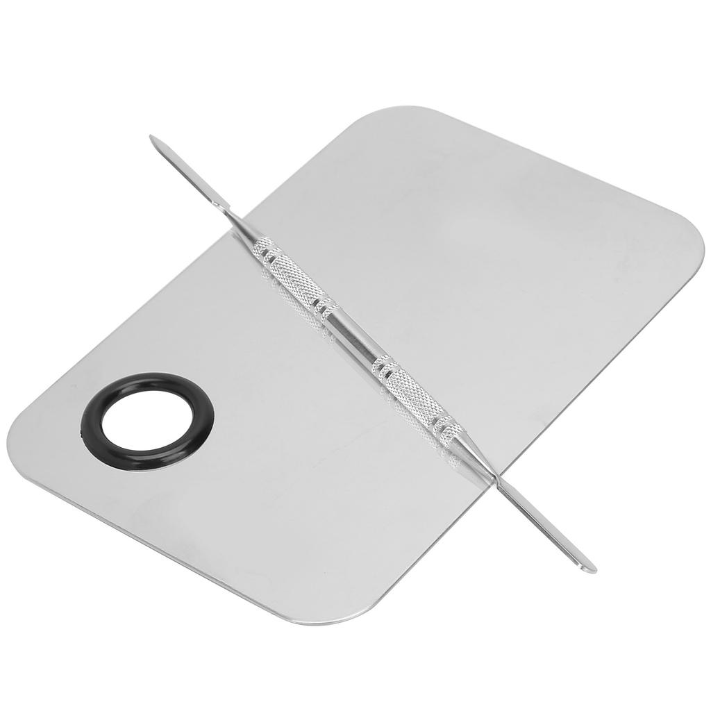Makeup Mixing Palette Spatula Stainless Steel Foundation Lipstick Color Mixing Palette