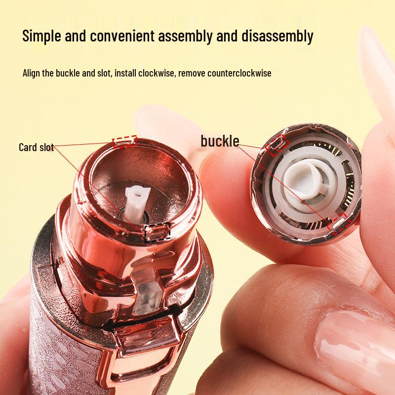 2-in-1 Electric Eyebrow and Hair Trimmer for Men & Women: Portable, Multifunctional Epilator and Shaver