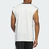Adidas Casual Crew Neck Sleeveless T-Shirt Men Tops White IN2572