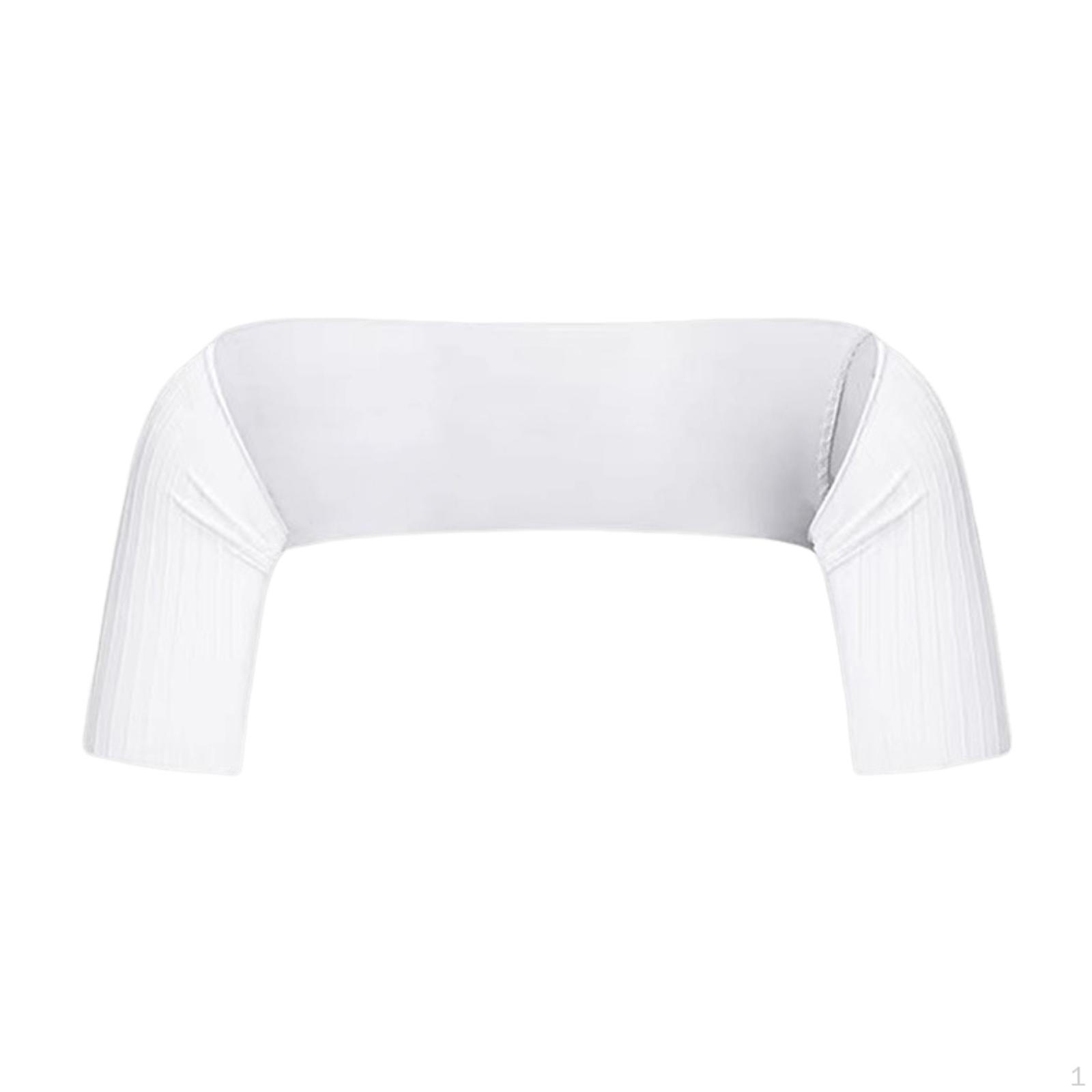 Нарукавники, Для велоспорта, Портативные, Летние, Быстросохнущие XS White