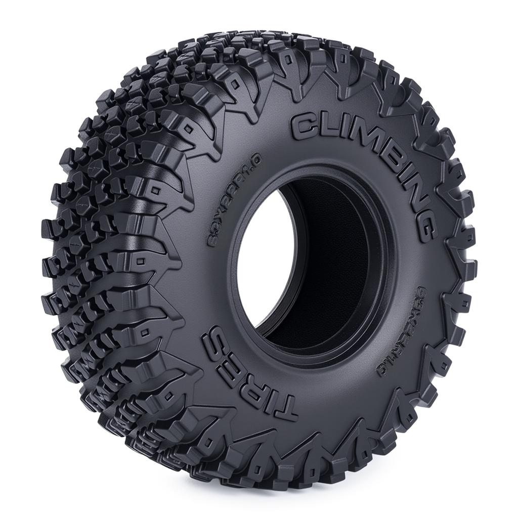 1.0 Inch Sticky Soft RC Crawler Tires for 1/24 1/18 Scale High Clearance Upgrade Fits Axial SCX24 FMS FCX24 FCX18 Traxxas TRX4M