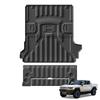 for GMC Hummer EV 2025-2025 Car Front Rear Trunk Mats Truck Bed Liner Pad TPE 3D All Season Protection Black