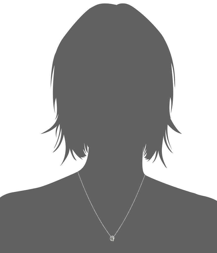 VA Vendome Aoyama Pair 925 Sterling Silver GS6N024950SI [Official] 2-Way Necklace, (Rhodium Plated),