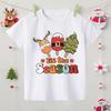 Its The Most Wonderful Time of The Year Print Kids Shirts Christmas Party Boys Girls Outfit Holiday Child Tshirt Xmas Clothes