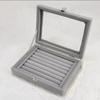 Durable Ring Tray Soft Display Case Storage Box Velvet Ring Box Jewelry Organizer