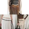 Bohemian Waist Belt For Women Pu Leather Vintage Corset Accessory For Dresses And Jeans
