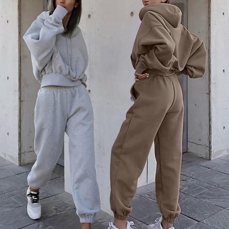 Otoño e invierno Mujer Nuevo suéter casual Abrigo Traje deportivo Moda 2pcs  set comprar a buen precio — entrega gratuita, reseñas reales con fotos —  Joom