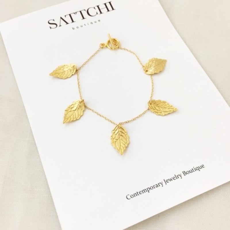 SATTCHI NATURE LEAF BRACELET