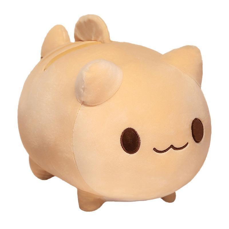 Cat Doll Pillow Cute Animal Fishtail Cat Plush Toy Pillow Gift