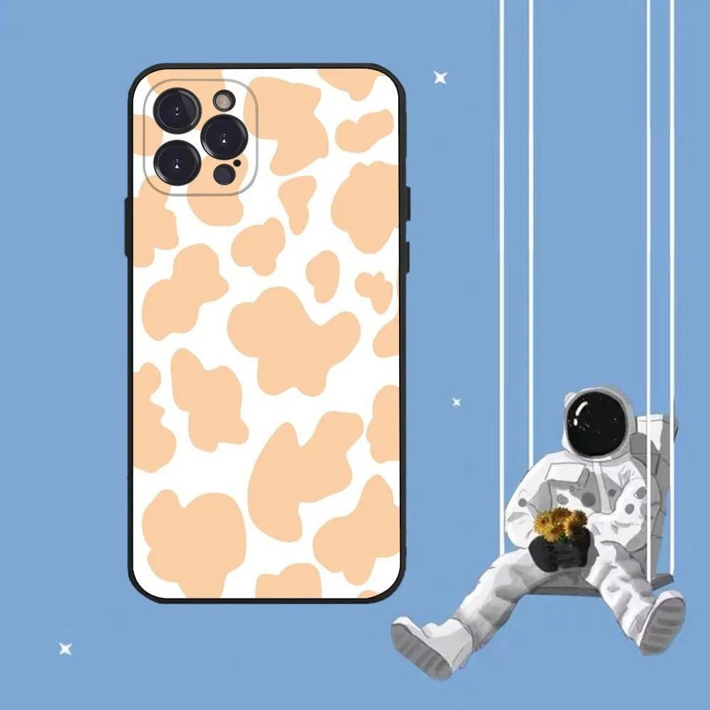 Dotyczy etui na telefon komórkowy iPhone14ProMax, etui na telefon komórkowy z nadrukiem w kolorze bydła, malowanie farbą do włosów, odporne na upadki