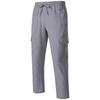 Men's Casual Trousers Loose Comfortable Cargo Pants Pants Man Cotton Linen Multi-pocket Straight Trousers Beach Thin Men Pants