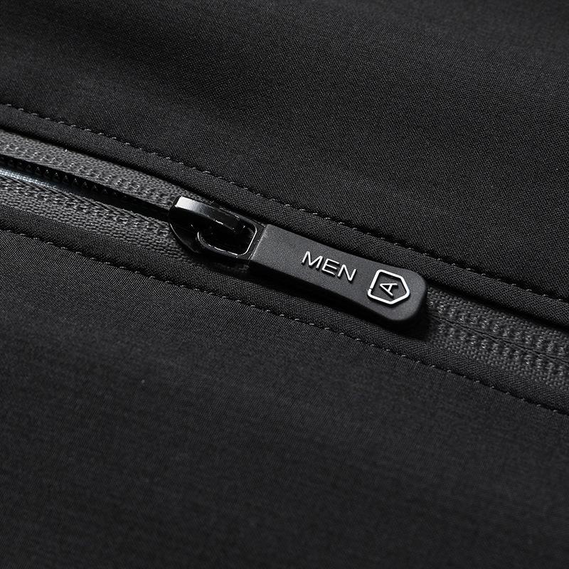 Spring and Autumn New Jacket Men's Stand Collar Casual Jacket Business Dad Wear Middle-aged Jacket