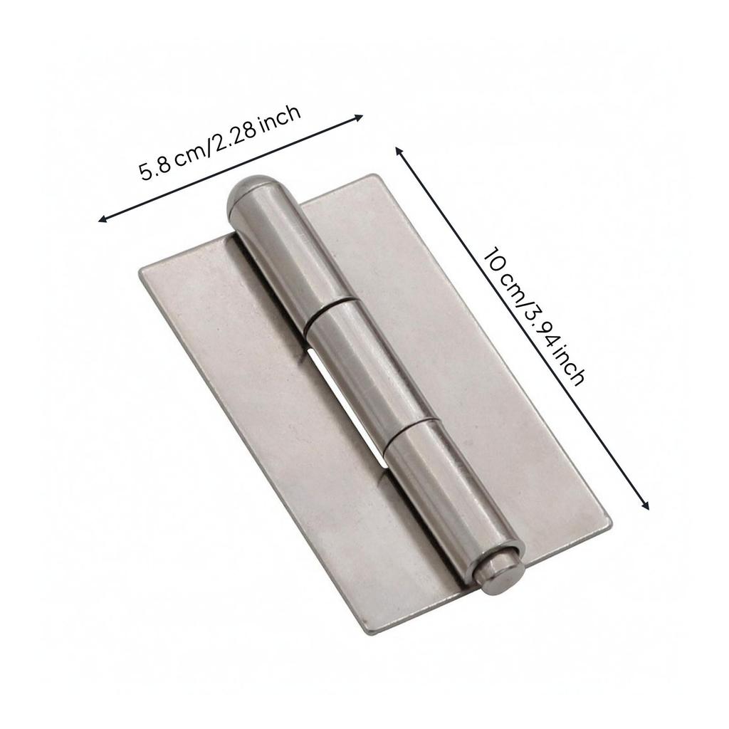 Weldable Hinge Detachable Brushed for Welders