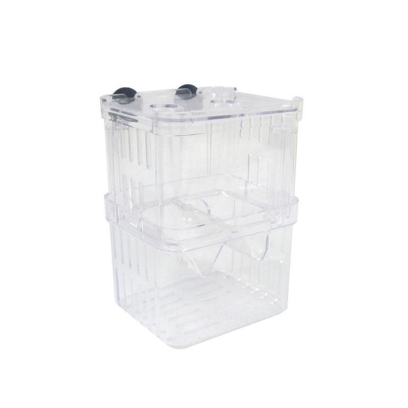 Double-Layer Acrylic Floating Guppy Hatch and Betta Isolation Box