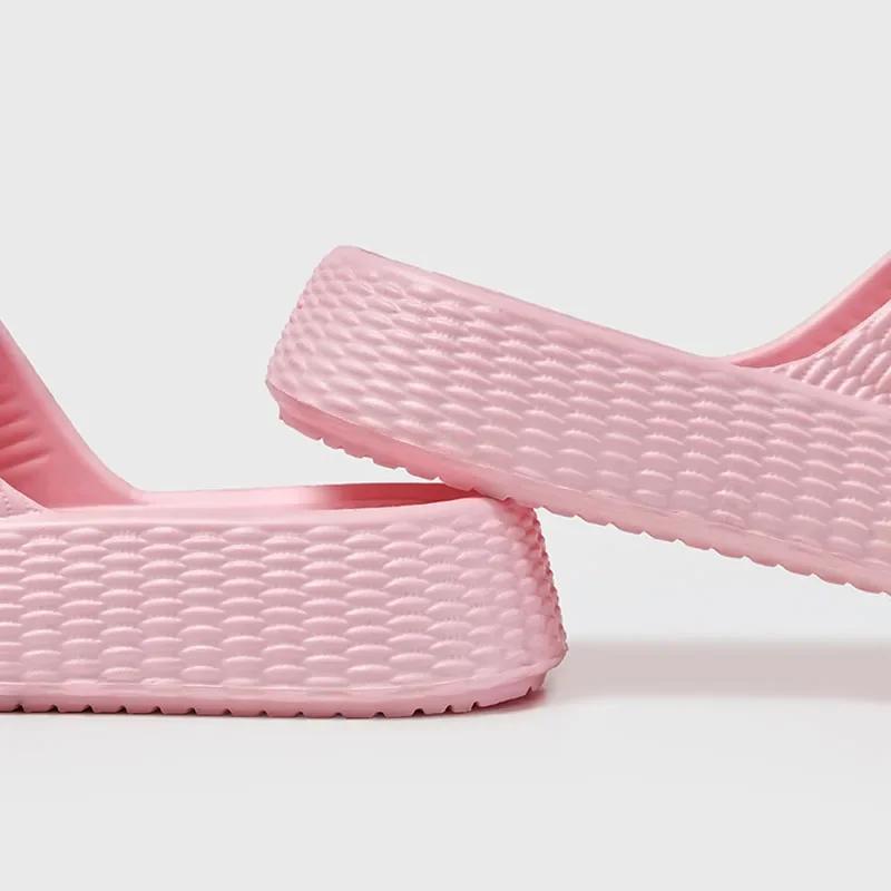 Fashion Comfortable Soft Platform Slippers Women Summer Lightweight Non-Slip Cloud Slides Woman Thick Sole Non-Slip House Slippers