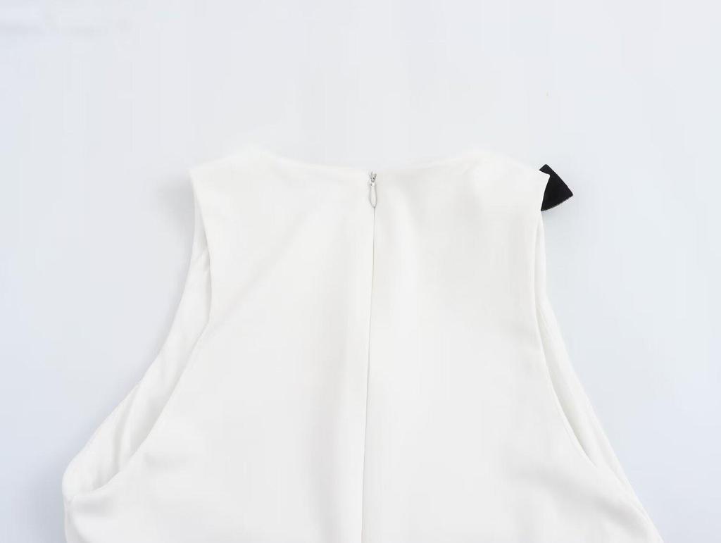 2025 Fashion Bow-Adorned Casual Dress: European-American Style