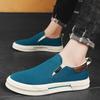 Fashion 2025 Summer New Mesh Breathable Fashion Trend Casual Canvas Single Shoes for Men  Comfortable Versatile Low Top Slip On Sneakers