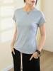 Plus Size Women's Slim Fit Solid Crew Neck Modal T-Shirt - Korean Style Summer Top