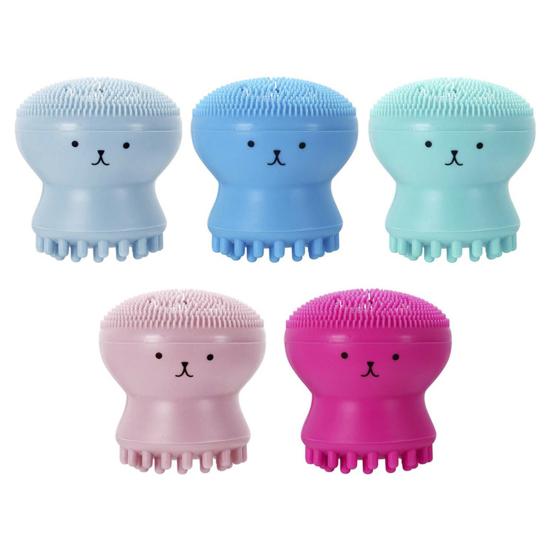Face Brush Soft Silicone Facial Cleanser Sensitive Skin Deep Pore Cleansing Exfoliating Massage Brush Heads Waterproof Skincare Tool
