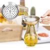 Stainless Steel Kitchen Wide Mouth Oil Funnel with Strainer Filter for Transferring Liquid
