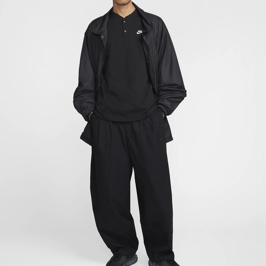 Nike Spodnie Club Balloon Casualowe Męskie Czarne HJ1974-010