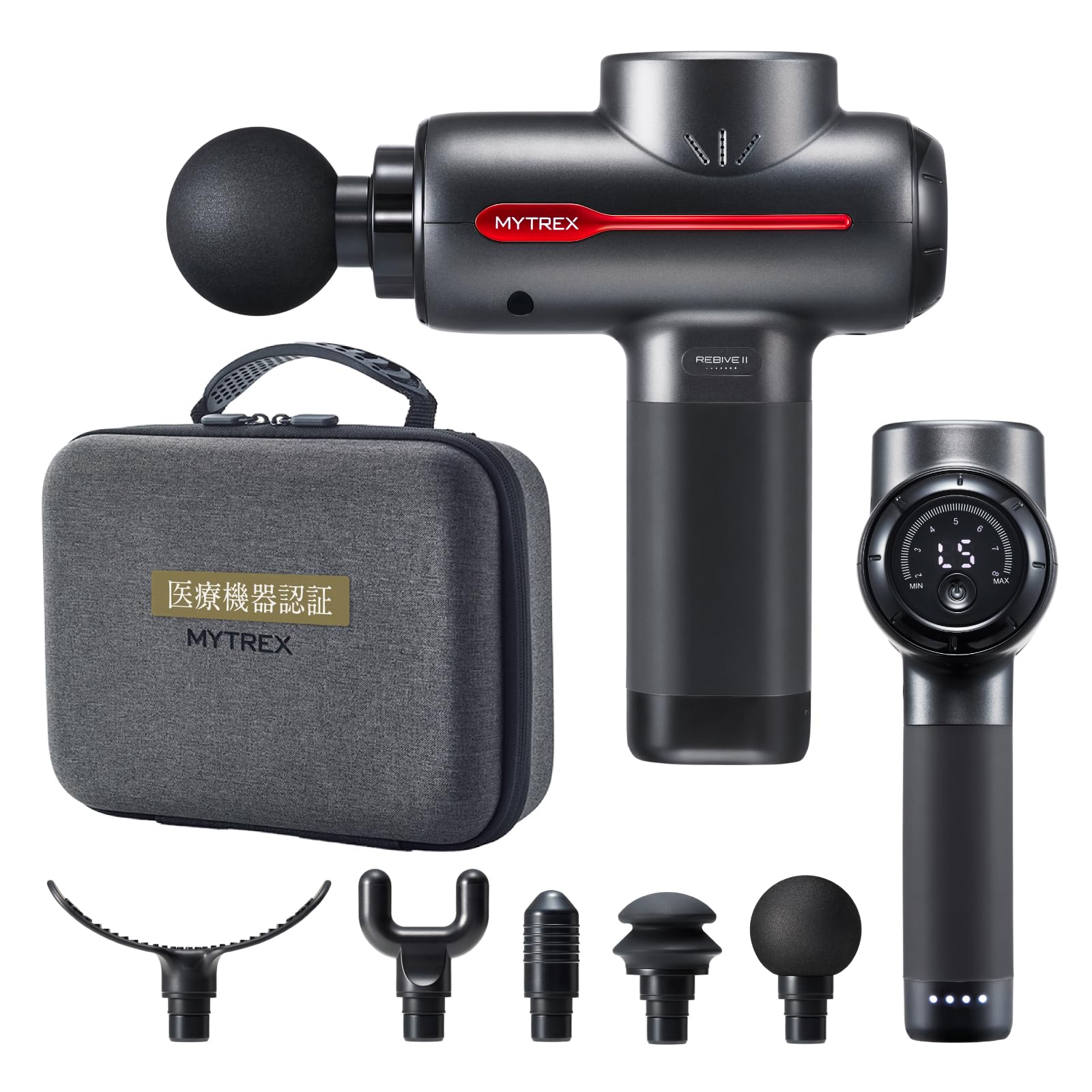 

Featured on MYTREX REBIVE 2 Massage Myofascial Release Handheld Electric Relieves Stiff Shoulders and Back Revive [Medically Certified] Hirunandesu ! серый