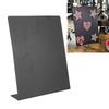Magnetic Bulletin Board Black Magnetic Metal Tabletop Memo Display Board for Home School Kitchen  