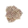 DIY Craft Rhinestone Flower Patches 3D Sew-On Applique  Headband Accessories Fabrics