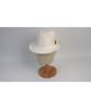 Yunibeosyeolkemiseuteuli Bu Gentle Simple White Fedora Summer Hat