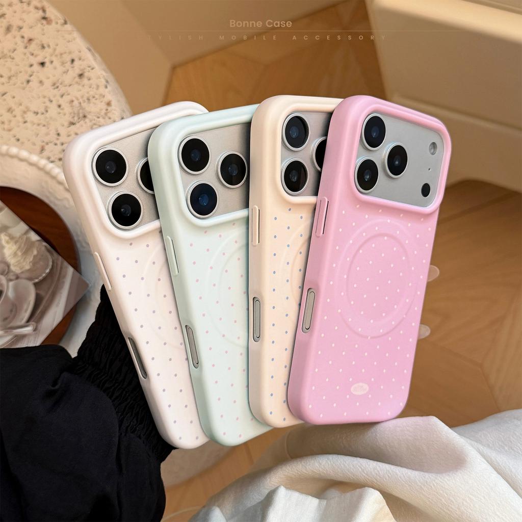 Soft film magnetic attachment applicable iPhone17Pro Apple16Phone case17Korean style15Simple13Soft Cover