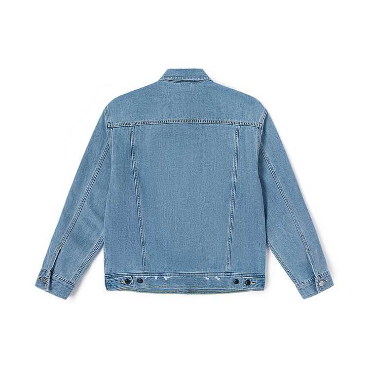 Lee Xline Series FW23 Vintage Style Distressed Details Comfortable Rider Denim Jacket Unisex jackets Light-Blue LUT0072055PN00FA05631