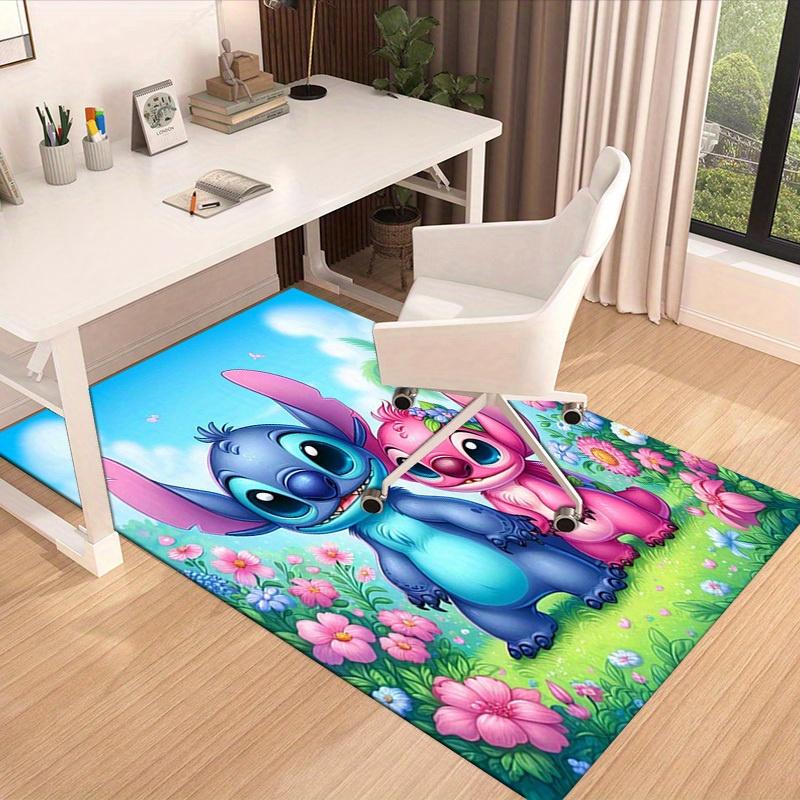 1pc. Cute Stitch & Angel Pink Outdoor Rug for Home Decor, Office Carpet Gift Ideaz0414263