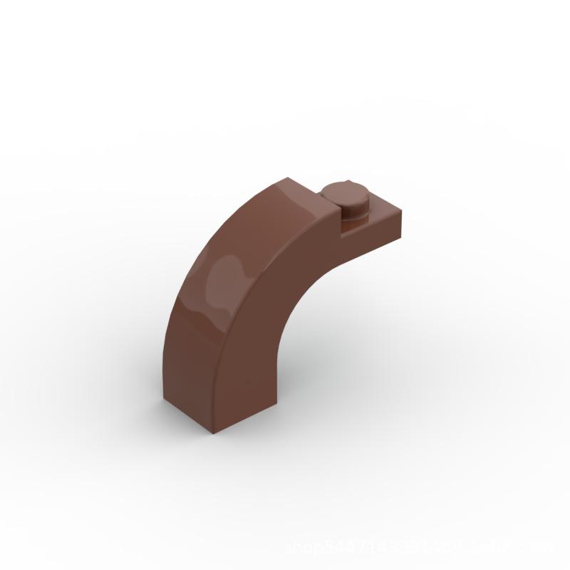 10Pcs 6005 92903 1x3x2 Curved Building Block Moc Accessories Compatible with Brick DIY Children Toy Assembly Gift Box