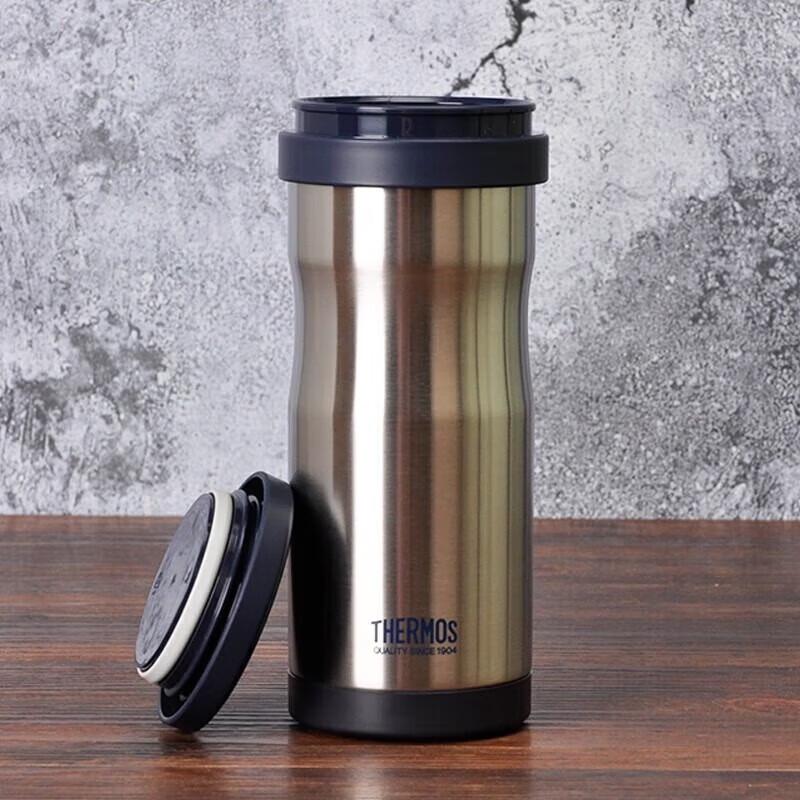 THERMOS JML-371F 330ml Stainless Steel Insulated Tea Mug with Sleeve