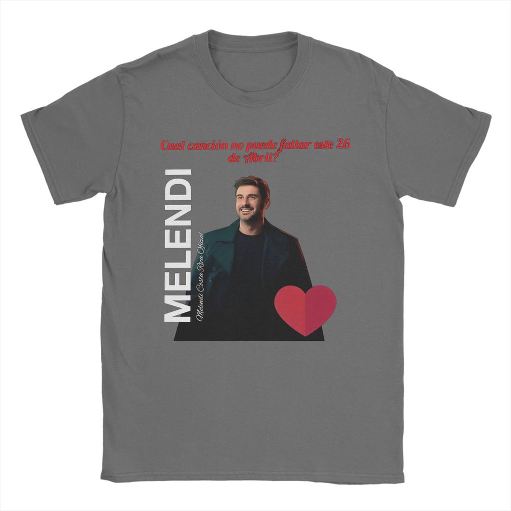 Men Rapper Melendi T-Shirts 2025 Album Tour Cotton Clothes Summer  T Shirt O-Neck Fashion Casual Tee Shirt Plus Size 5XL 6XL
