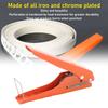 Single Hole Punch Heavy Duty Handheld Edge Banding Punching Pliers Tool For PVC Cards 10mm Flat Oblique Opening
