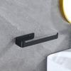 Self Adhesive Towel Holder Black Finish Towel Rail Toothbrush Holder Towel Hanger  Kitchen Use