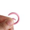 5 Pcs Colorful O Ring Keychain Clips 25mm Spring Clasp Openable Round Carabiner  Jewelry